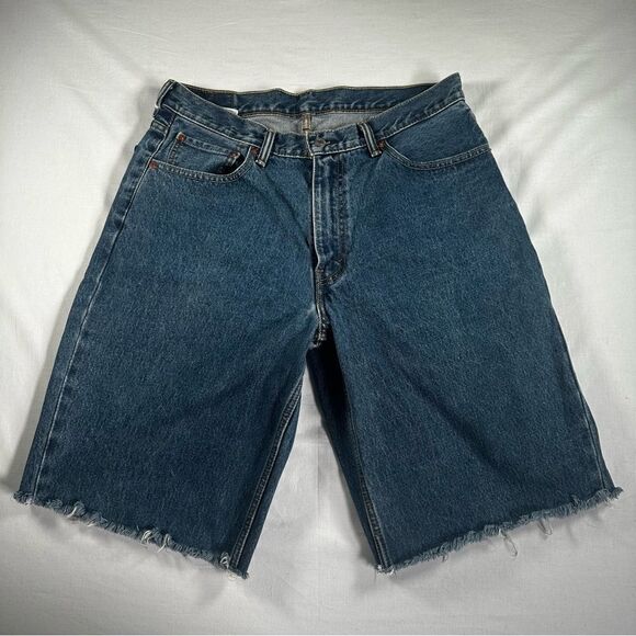 Levi's 560 Vintage‎ 90's Loose Fit Denim Shorts Comfort Skater Grunge Mens 36x24 - Picture 1 of 8